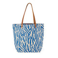 BG20 Zebra Shopping Bag - BLUE
